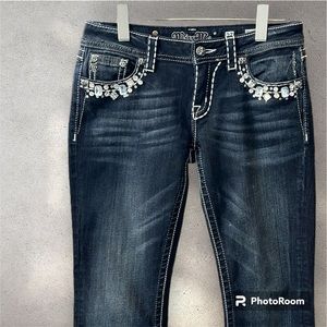 Pair of Miss Me Curvy Easy Bootcut jeans